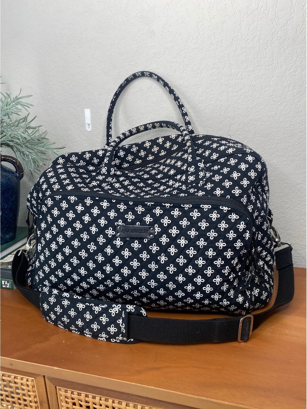 Vera Bradley Weekender Carry on Bag Quilted Duffle Bag